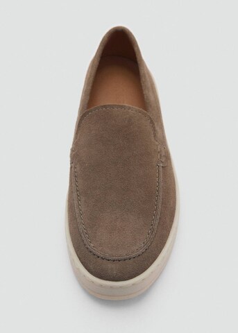MANGO MAN Slipper 'Easy' in Braun