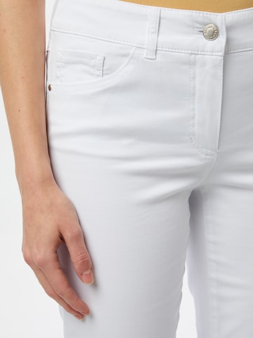 Coupe slim Pantalon GERRY WEBER en blanc