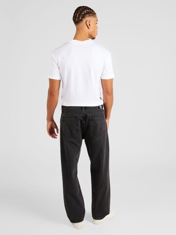 Calvin Klein Jeans Štandardný strih Džínsy '90'S STRAIGHT' - Čierna