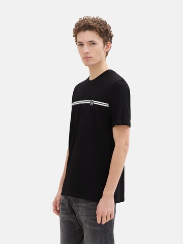 T-Shirt TOM TAILOR DENIM en noir