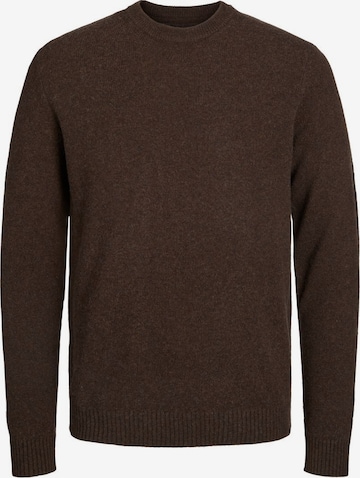 JACK & JONES Sweater in Brown: front