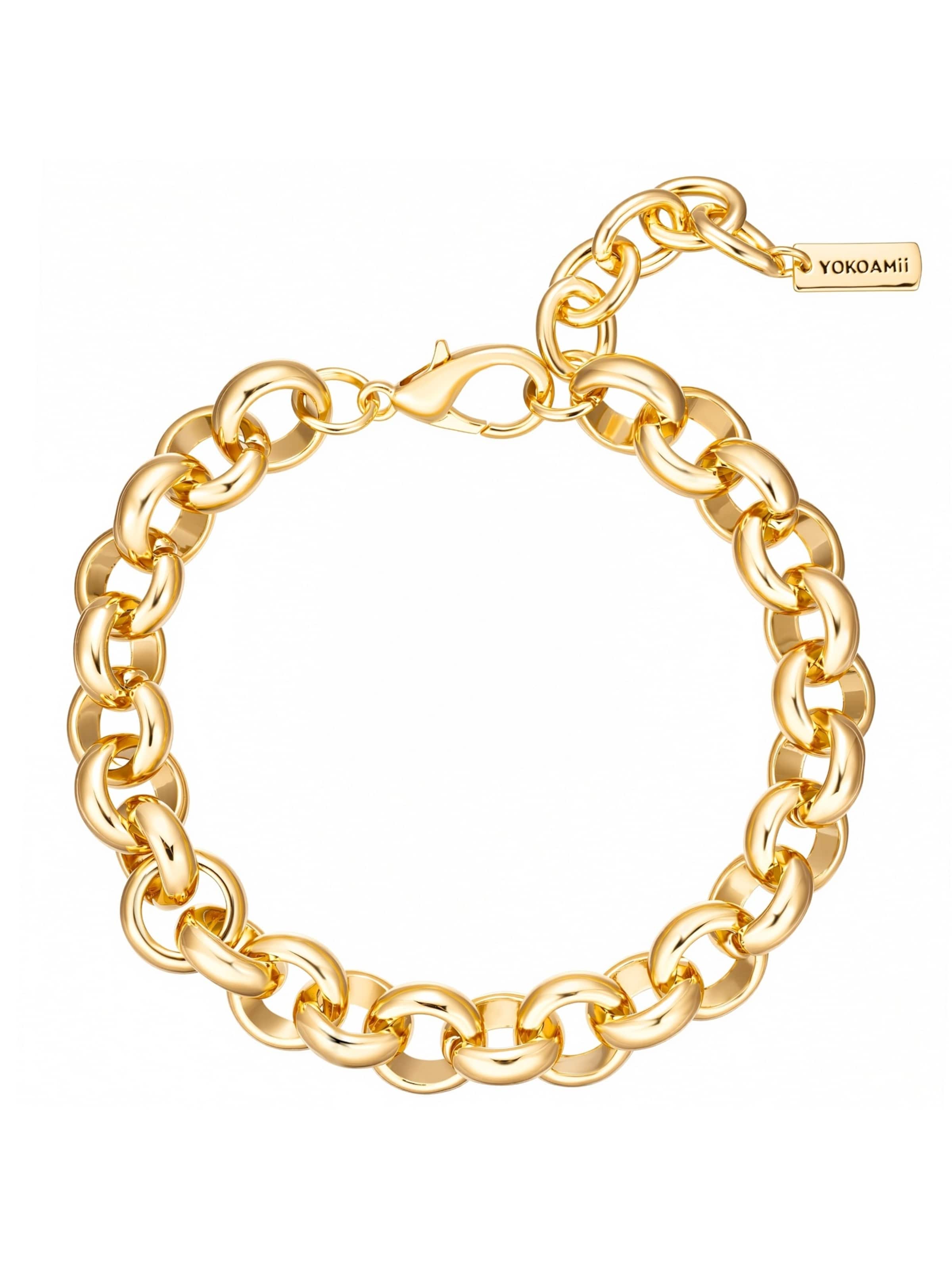 Yokoamii - Pulsera en oro: frente