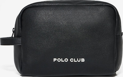Polo Club Kulturtasche in schwarz / weiß, Produktansicht