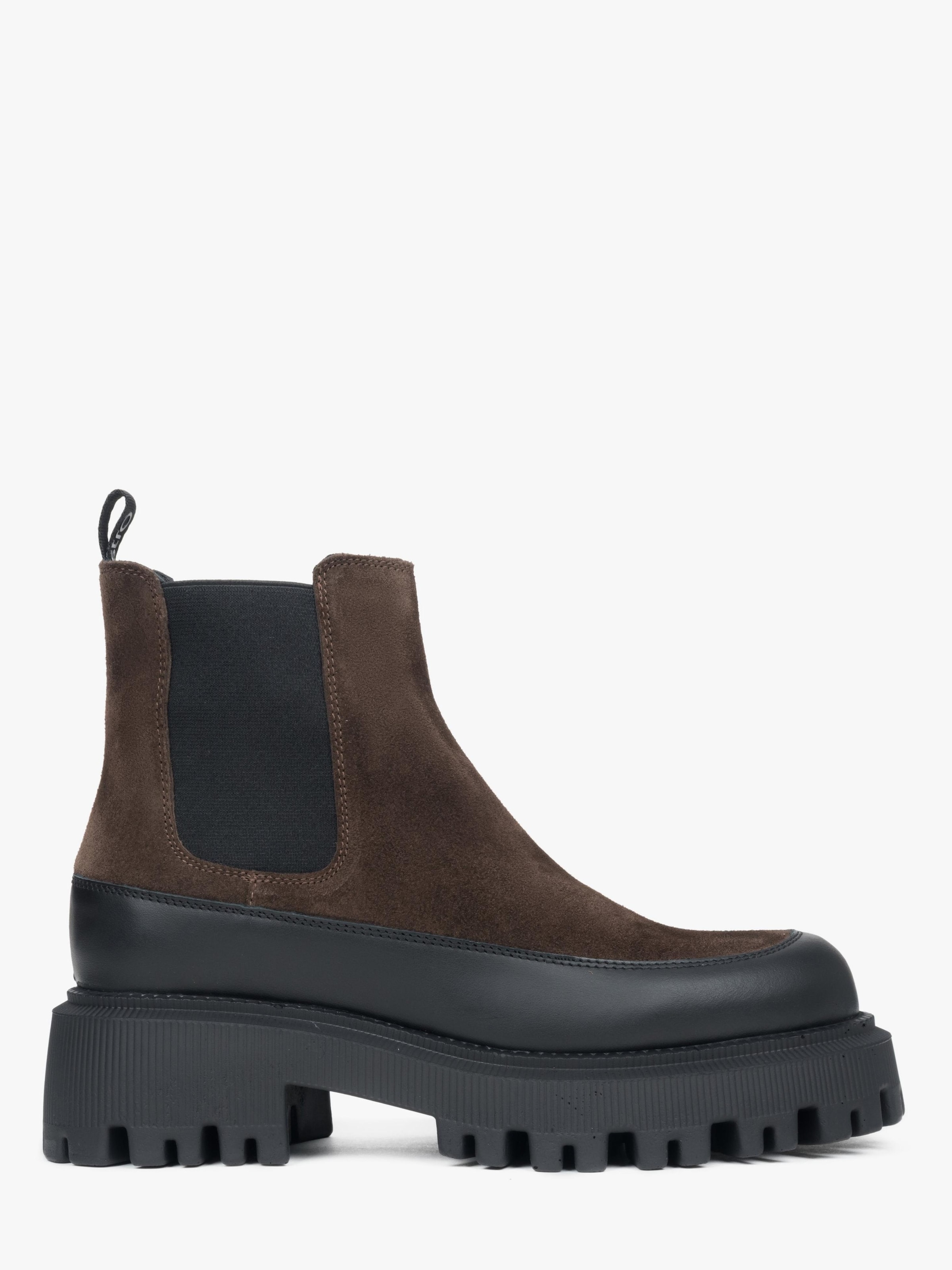 Estro Chelsea Boots '09-3593'‌‌‌‌‌‌ in Braun: Vorderseite
