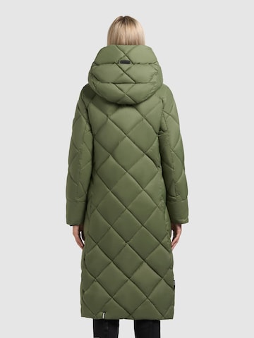 khujo Winter Coat 'Cilia' in Green