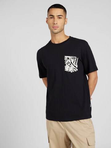 JACK & JONES - Camiseta 'LAFAYETTE' en negro: frente