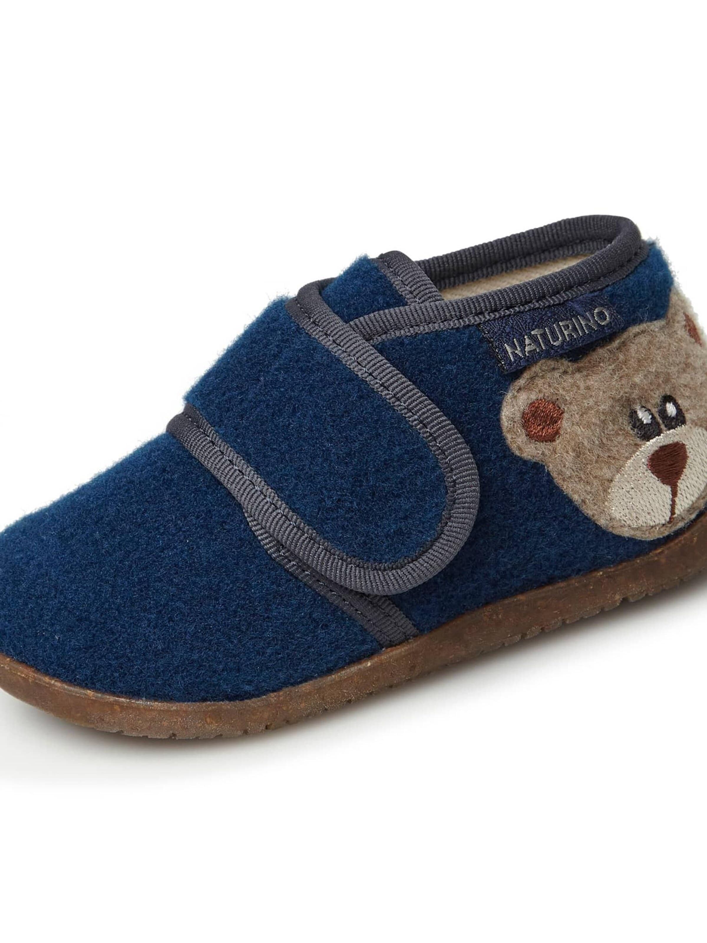 NATURINO Huisschoenen 'CARILLON' in Blauw: voorkant