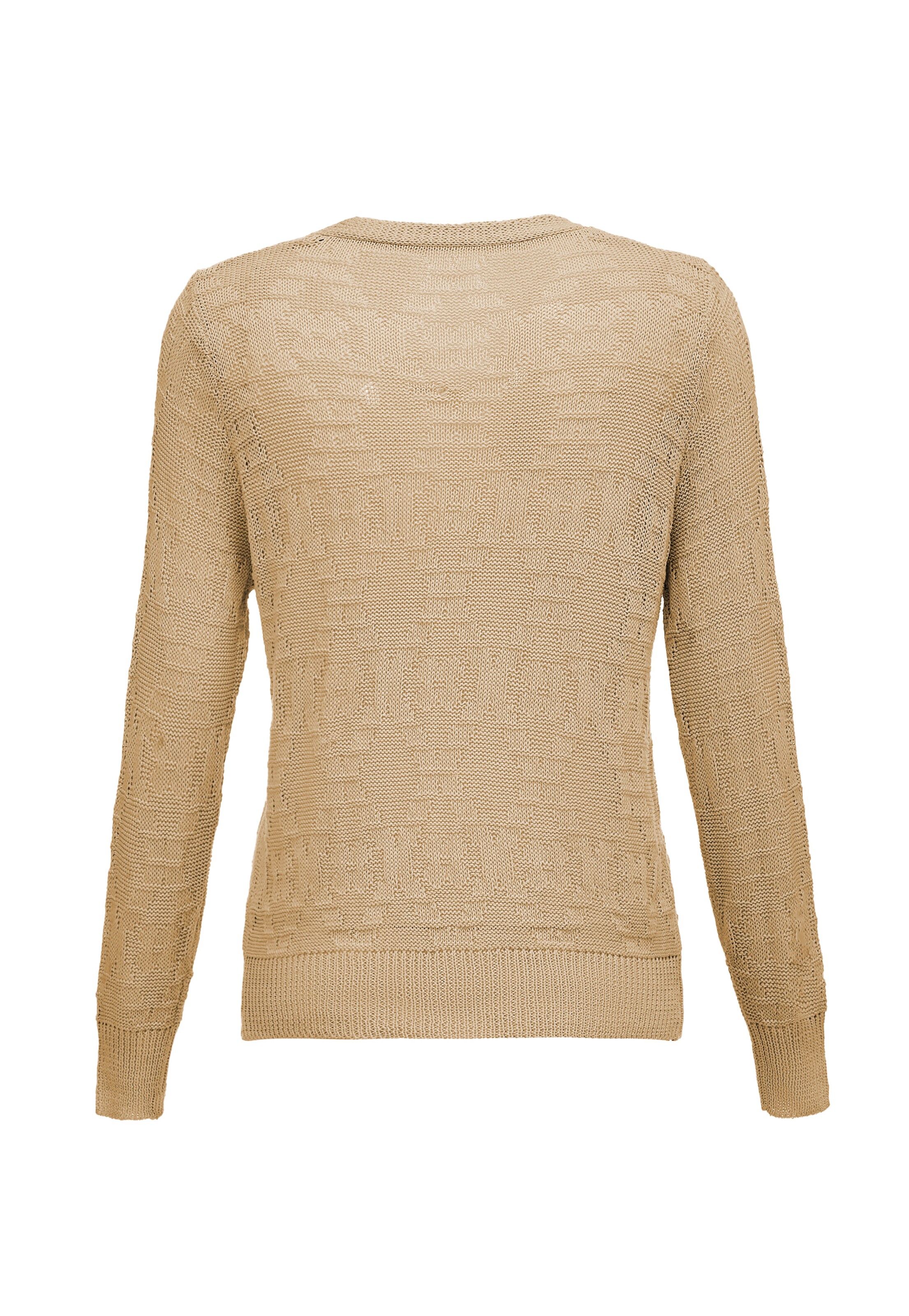 ZITHA - Casaco de malha em bege