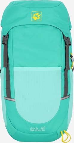 JACK WOLFSKIN Sports Backpack 'Pioneer 22' in Green: front