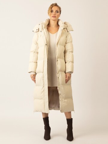 APART Winter Coat in Beige