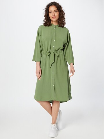 VILA Sukienka koszulowa 'TILIA' w kolorze zielony: przód