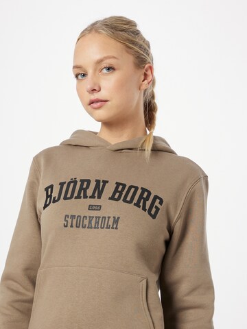 BJÖRN BORG Sports sweatshirt in Brown