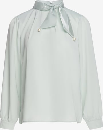 faina - Blusa em verde: frente