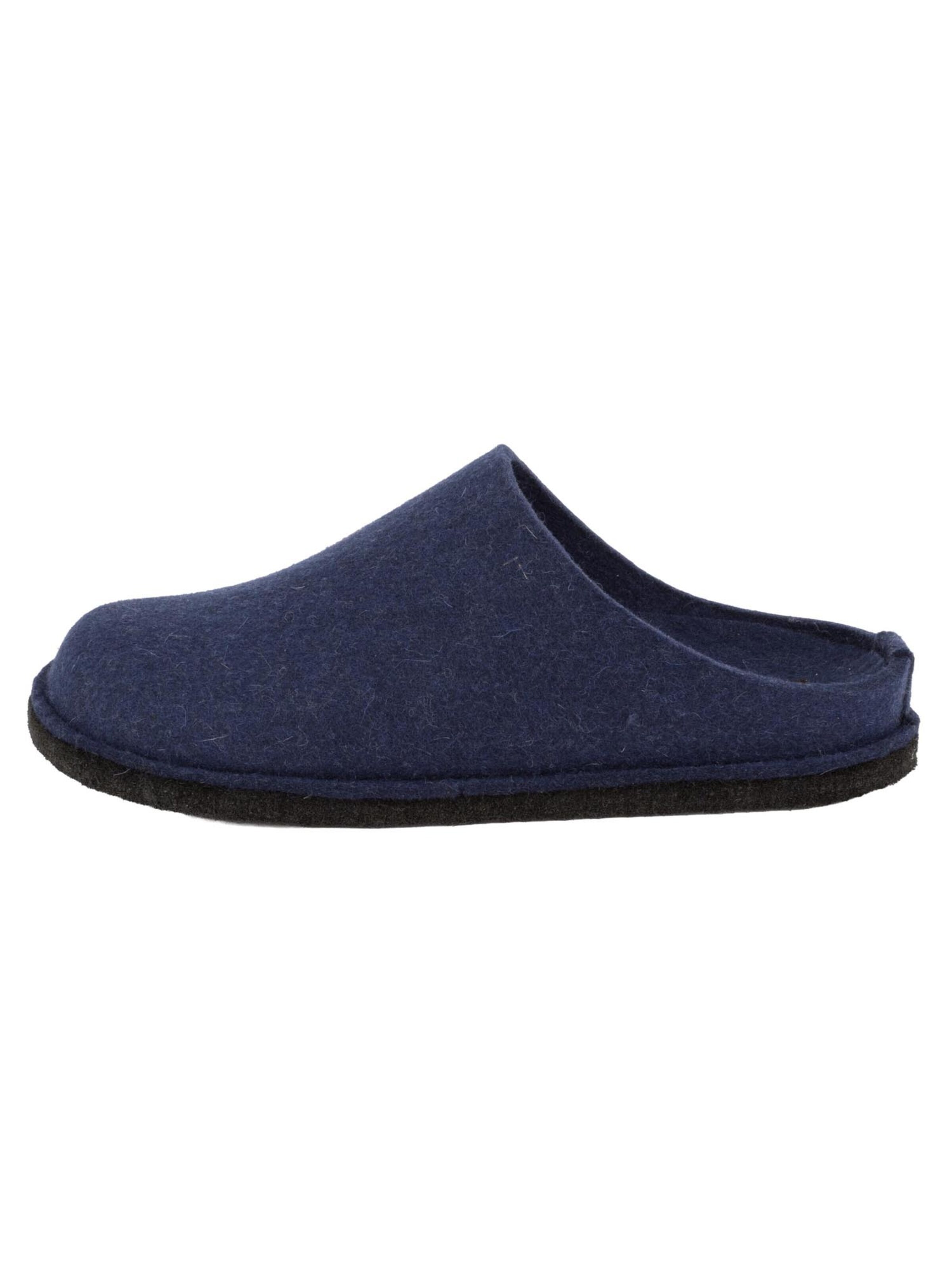 HAFLINGER Slippers 'Flair Soft' in Blue: front