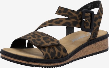 Rieker Sandals in Brown: front