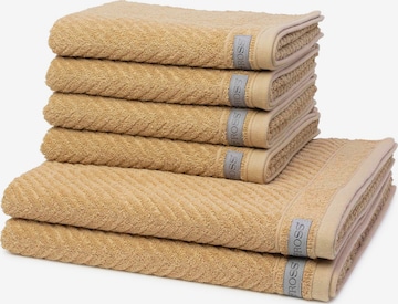 ROSS Towel 'Smart' in Brown: front