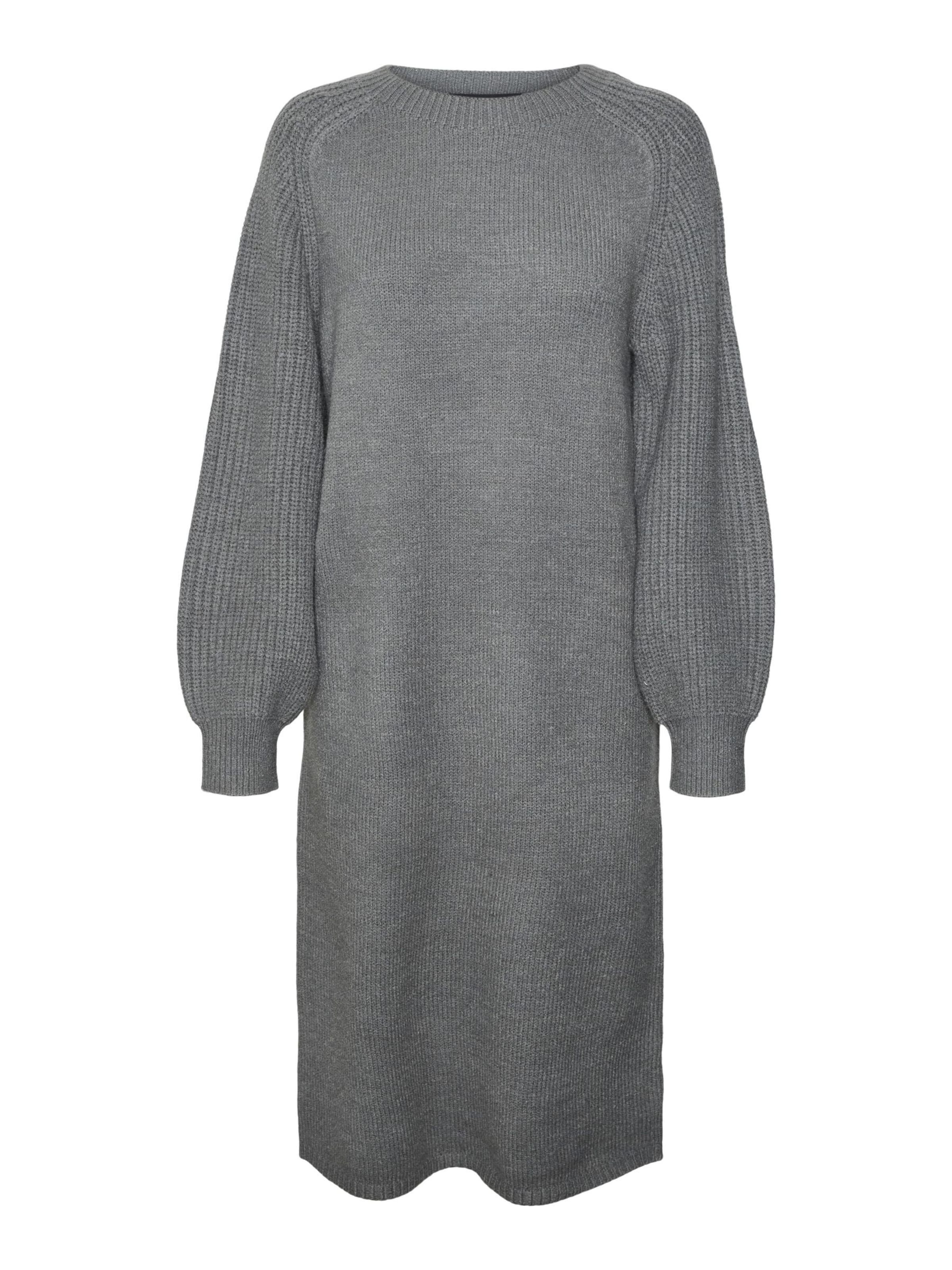 VERO MODA Strikkjole 'ENYA' i grå: forside