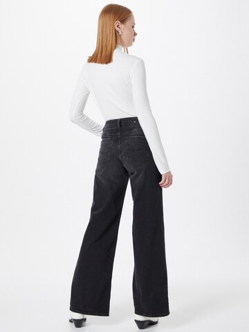 QS Wide Leg Jeans in Grau