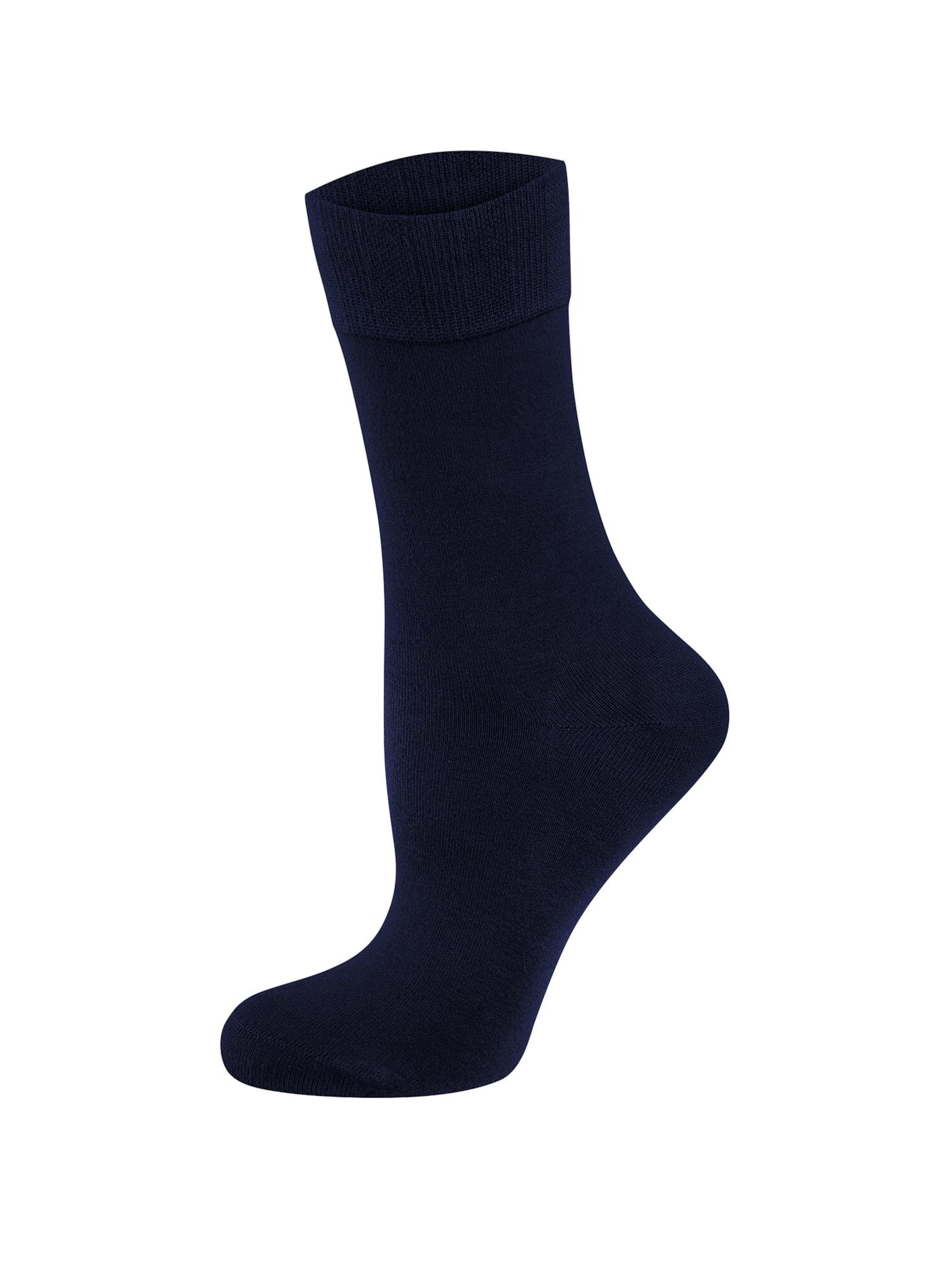 Chaussettes ' Bambus Komfortbund ' Nur Die en bleu
