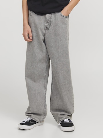 Jack & Jones Junior Широкий Джинсы 'JJIAlex JJOraginal' в Серый: спереди