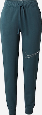 Nike Sportswear Дънки Tapered Leg Панталон 'Club Fleece' в зелено: отпред