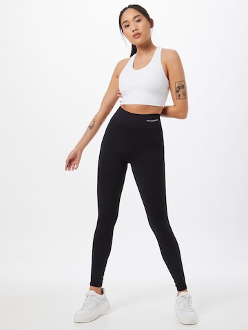 Skinny Pantaloni sportivi di Hummel in nero