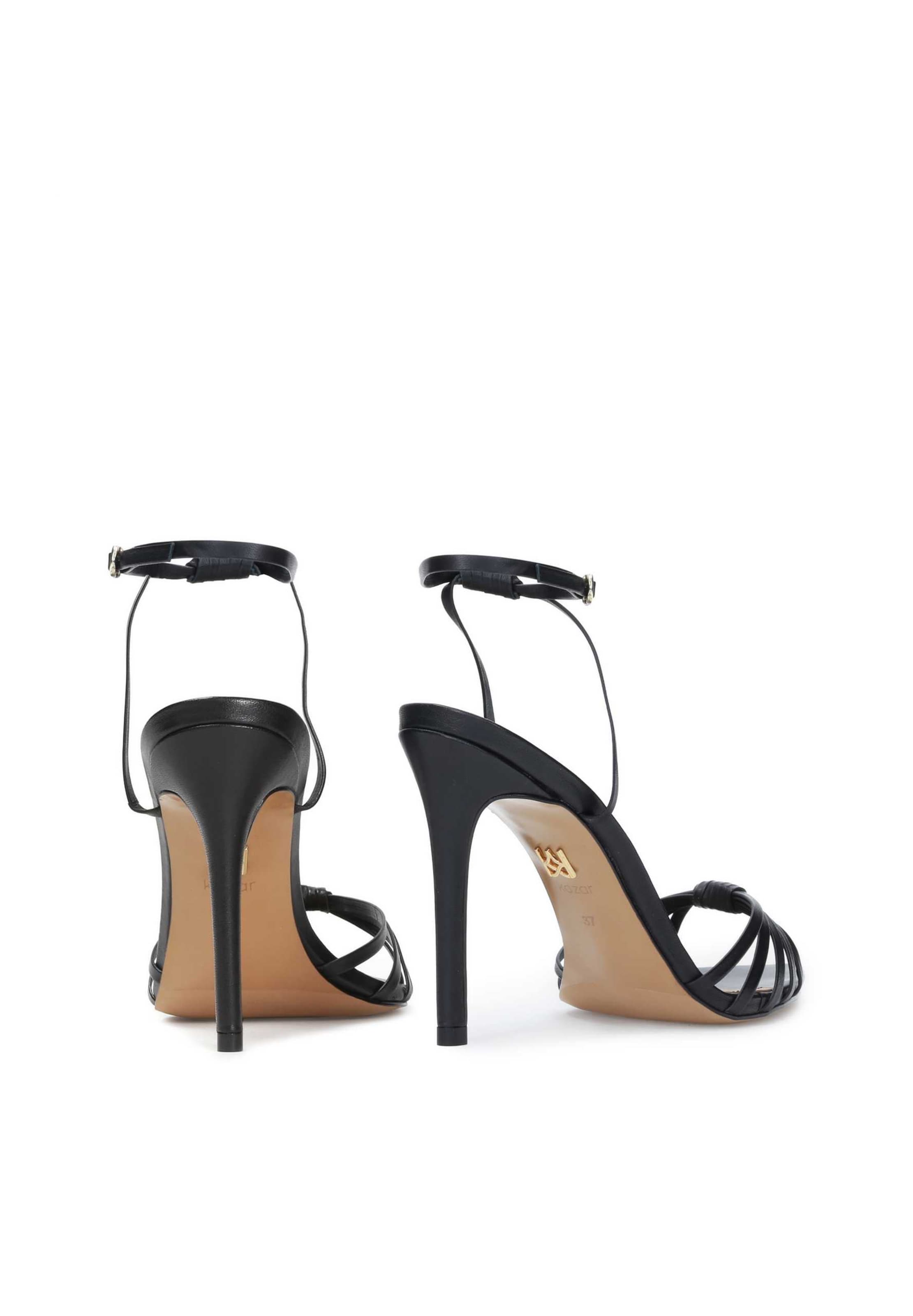 Kazar Sandały z rzemykami w kolorze czarny