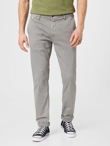 Coupe slim Pantalon chino REPLAY en gris : devant