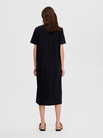 Selected Femme Curve Šaty – černá