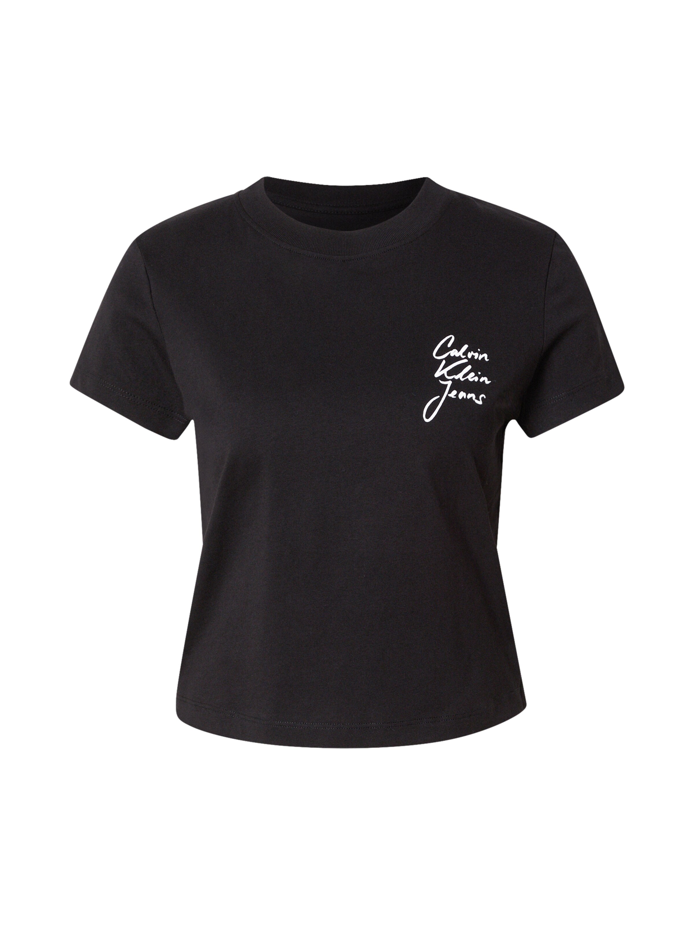Calvin Klein Jeans Póló - fekete: elől