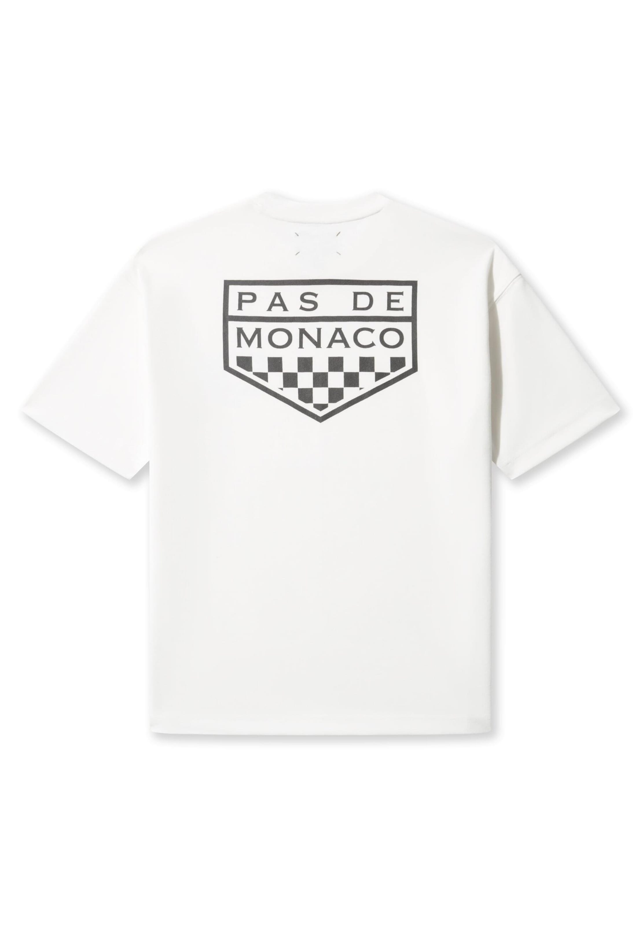 Pas De Monaco Shirt 'IMPASSE' in Wit