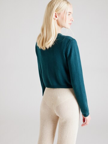florence by mills exclusive for ABOUT YOU Вязаная кофта 'Rosemary Bloom' в Зеленый
