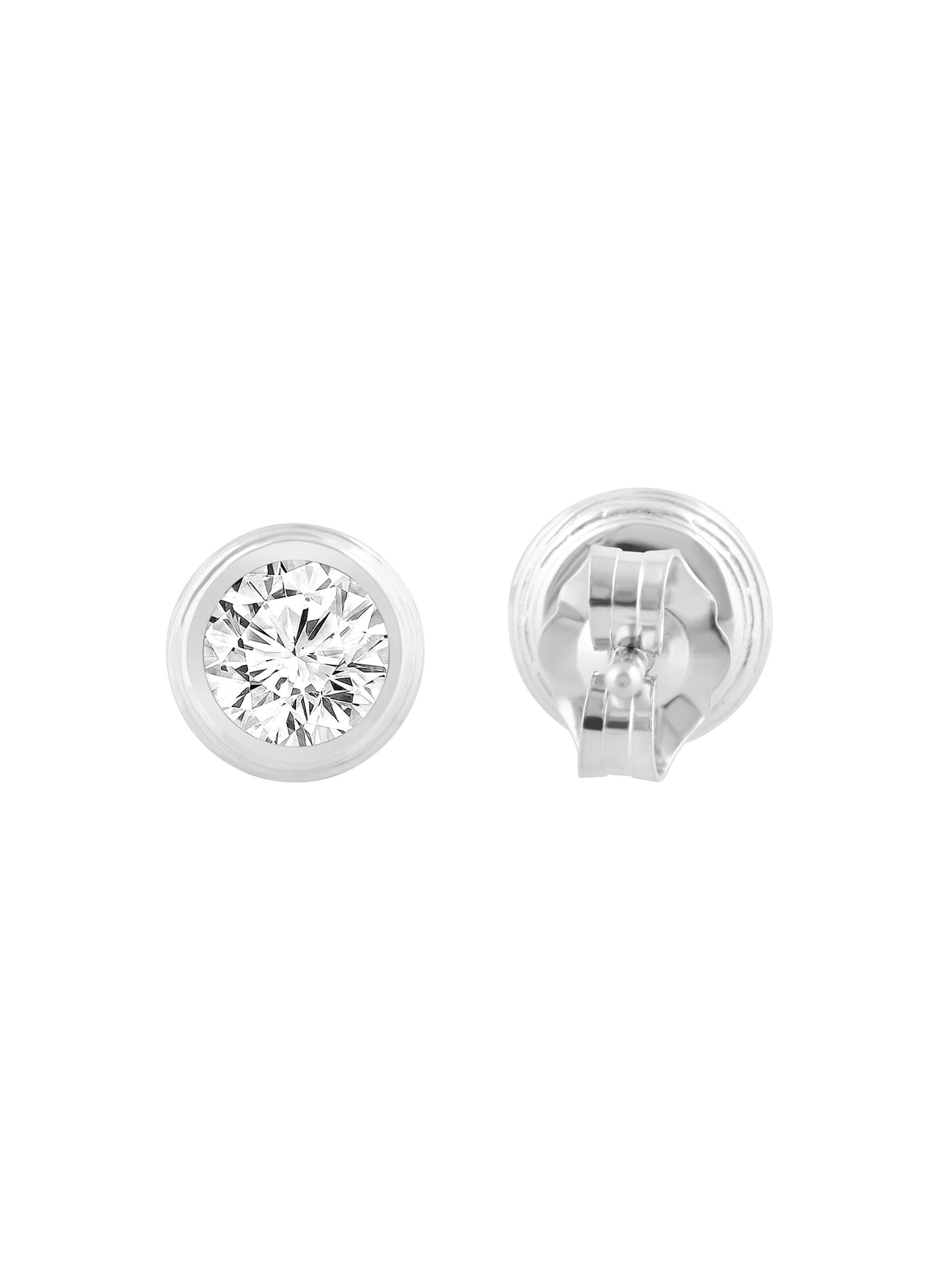 Boucles d'oreilles ETHISHER DIAMANTEN en argent