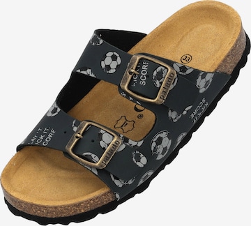 Palado Slippers 'Korfu' in Black: front