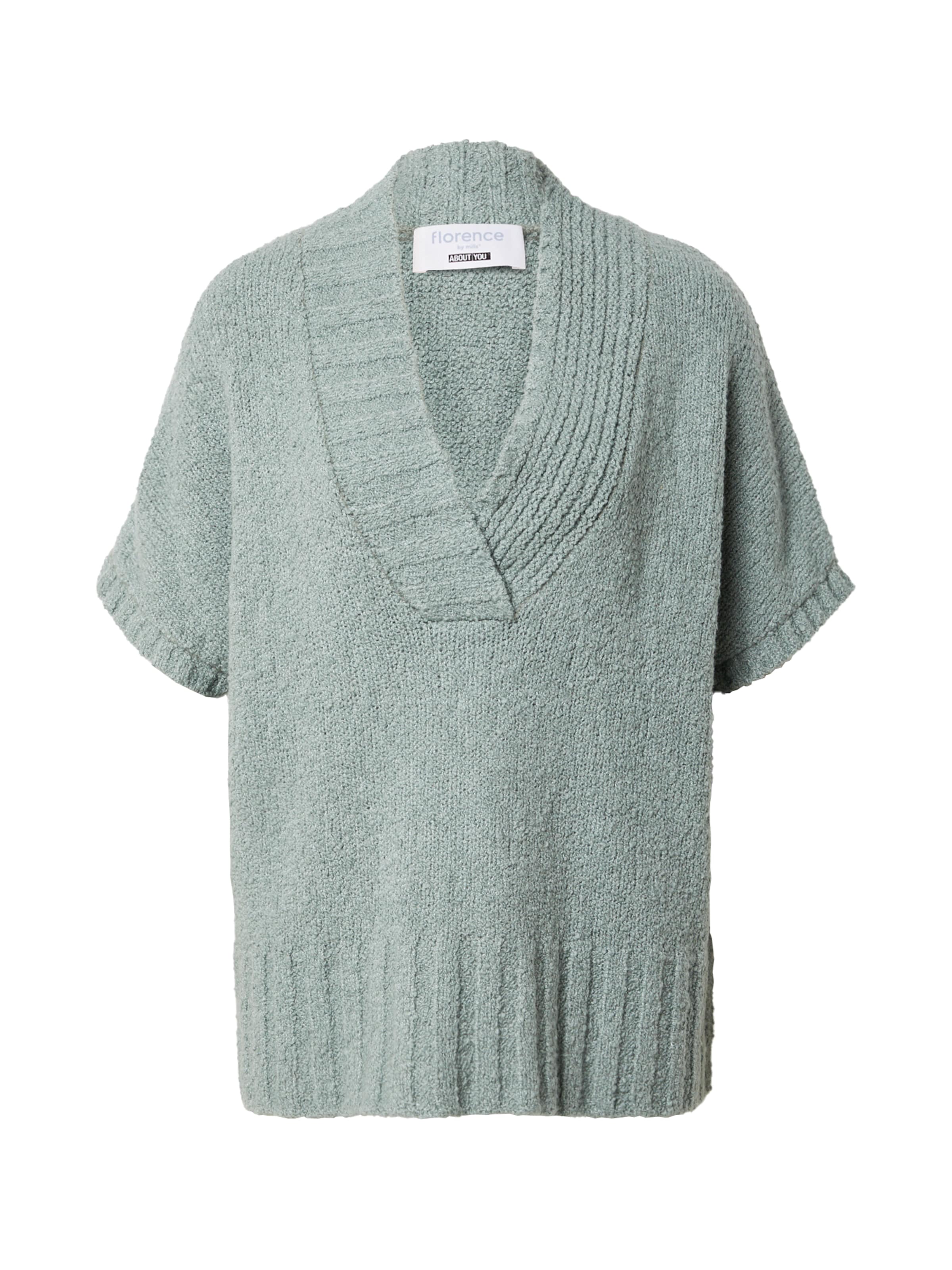 florence by mills exclusive for ABOUT YOU Jersey 'Rieke' en verde / verde pastel, Vista del producto