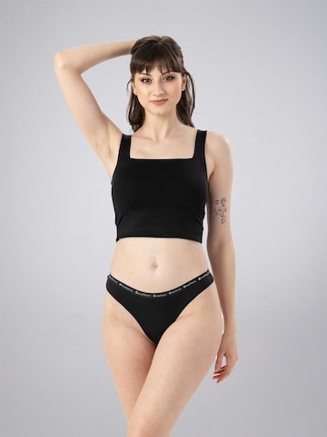 LEAFLETIC Panty in Black