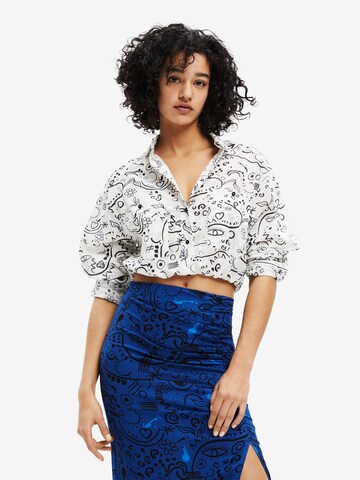 Desigual Bluse in Weiß: predná strana