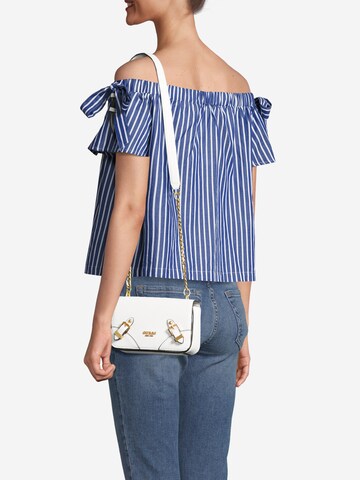 Sac à bandoulière GUESS en blanc : devant