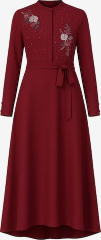 Robe-chemise MODAMIHRAM en rouge : devant