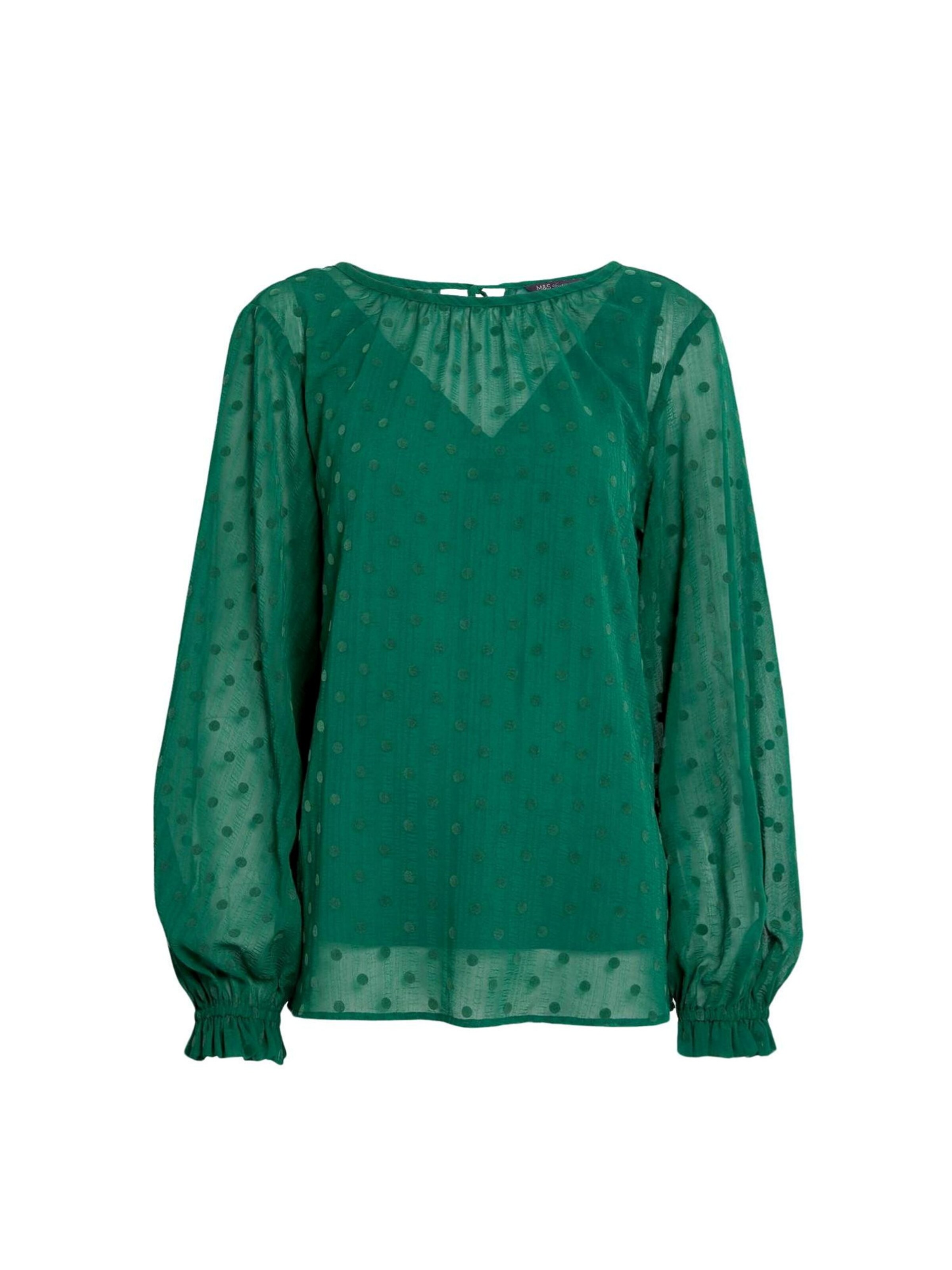 T-shirt Marks & Spencer en vert : devant
