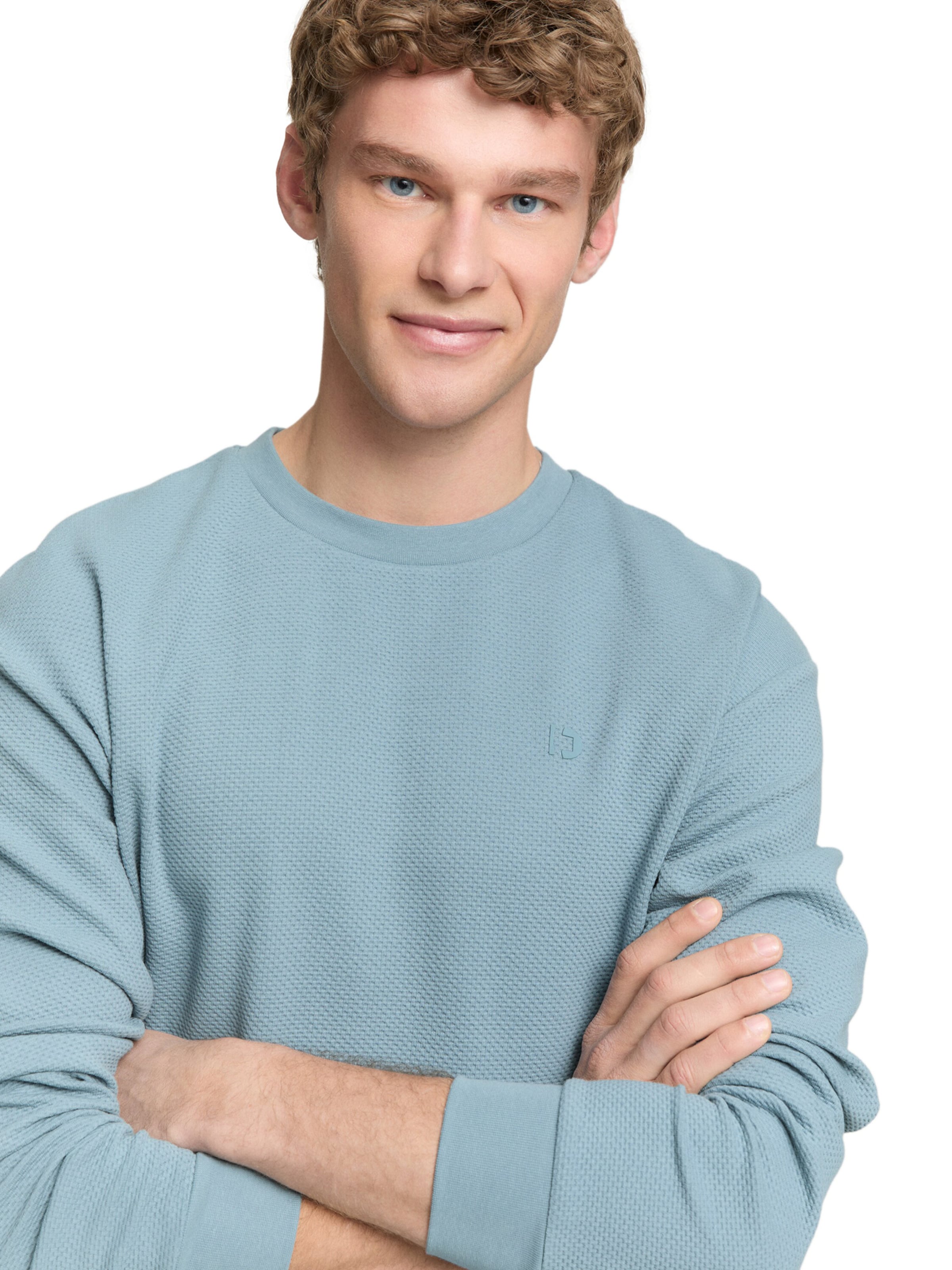 TOM TAILOR DENIM Bluzka sportowa w kolorze niebieski