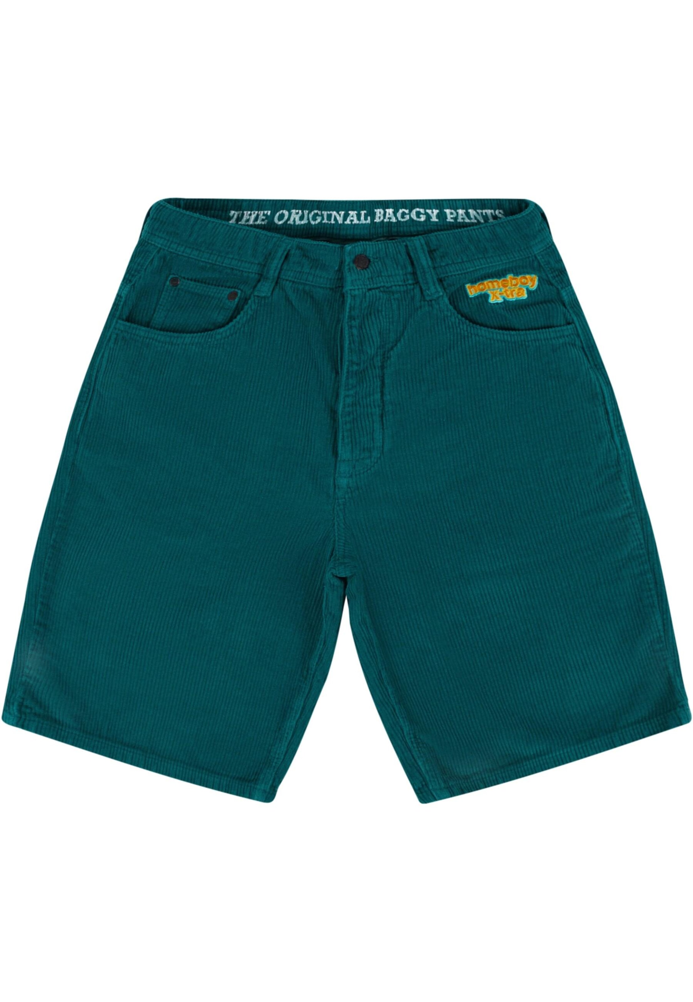 HOMEBOY Trousers in Green: front