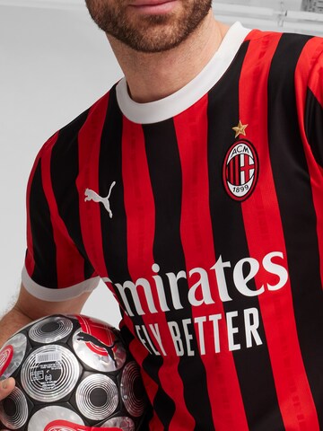 PUMA - Camiseta de fútbol 'AC Milan 24/25' en rojo
