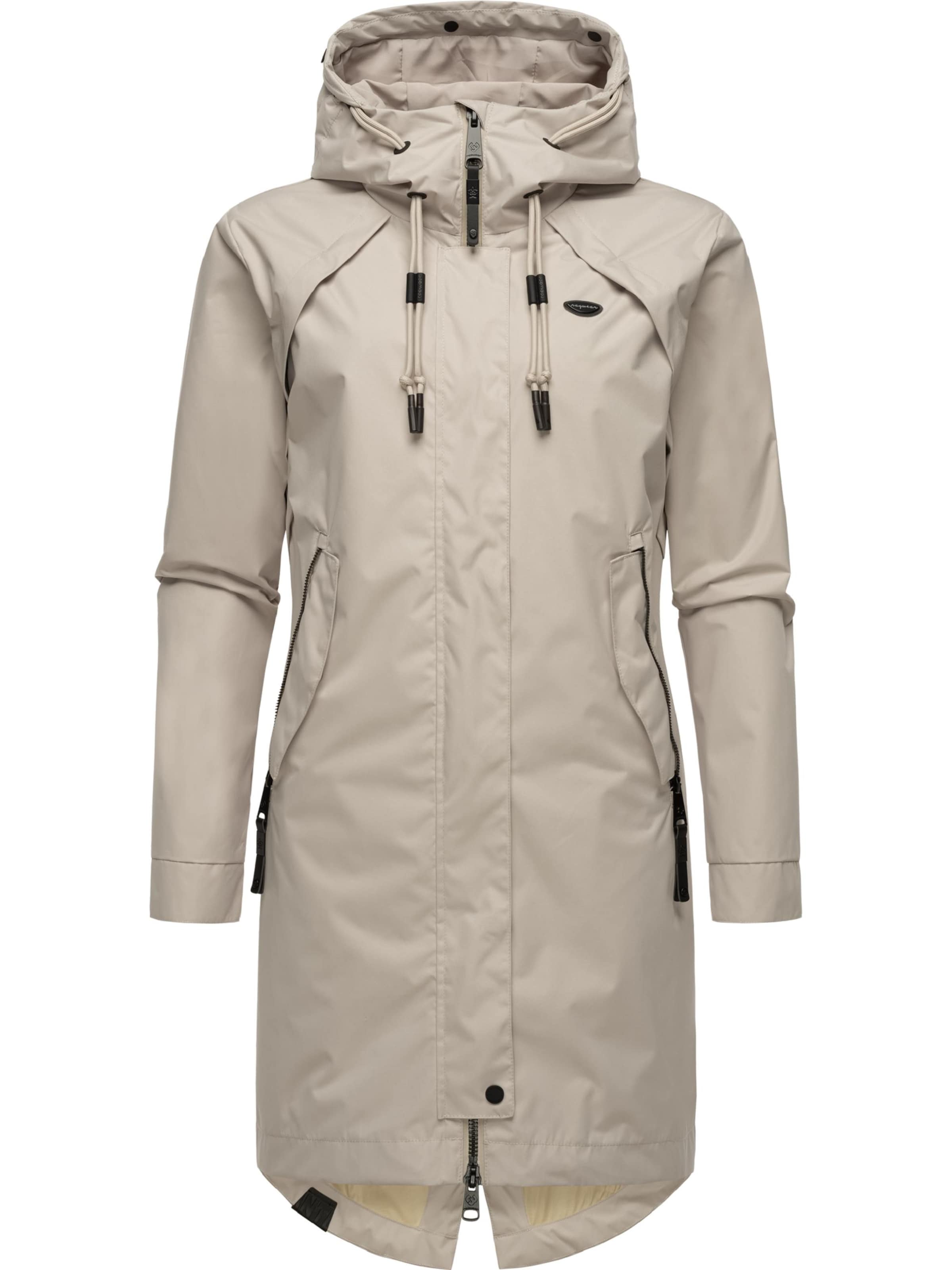 Ragwear Raincoat 'Rejany' in Beige: front