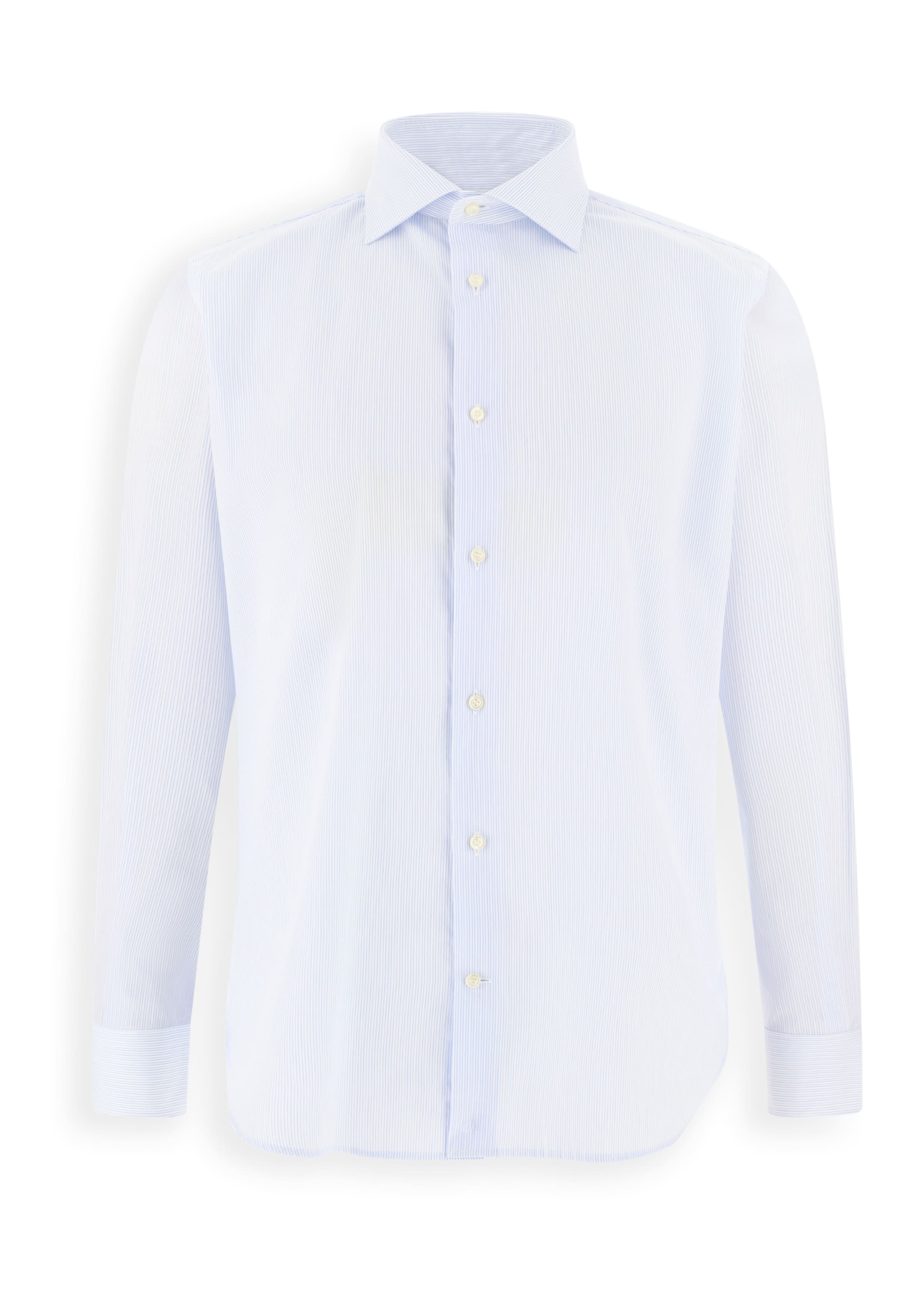 Boggi Milano Regular fit Overhemd in Wit: voorkant