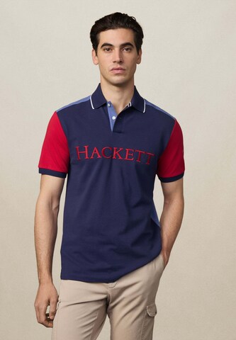 Maglietta 'Heritage' di Hackett London in blu: frontale