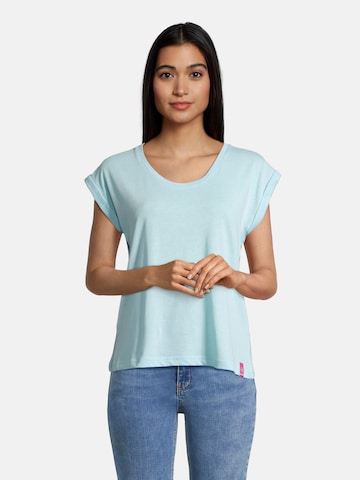 salzhaut Shirt 'Sömmer' in Blauw: voorkant