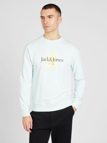 JACK & JONES Sweatshirt 'Lafayette' in Blue: front