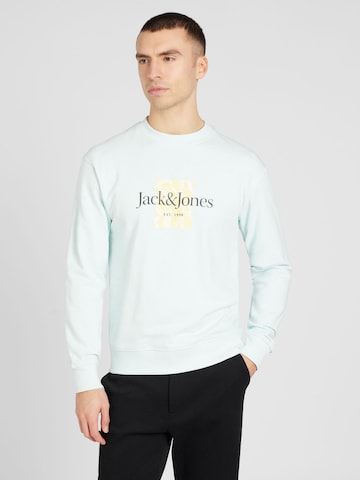 JACK & JONES Sweatshirt 'Lafayette' in Blue: front