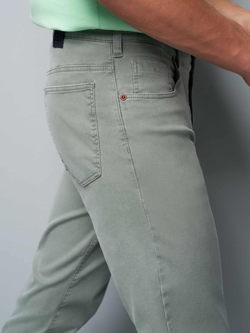 MEYER Slimfit Jeans 'M5' in Groen